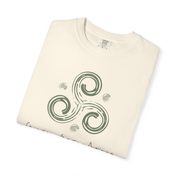 Connection, Growth, Awakening - Triskelion Heavyweight T-Shirt - Image 8