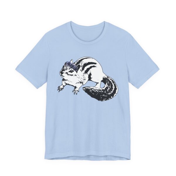 Chipmunk Flower Princess Unisex Jersey Tee - Image 11