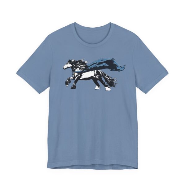 Horse Hero Unisex T-Shirt, Superhero Horse, Cotton Relaxed Fit Shirt, Animal and Horse Lovers Gift, Festival Fashion, Unique Graphic Tee - Image 12