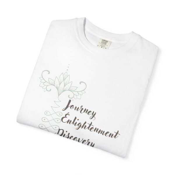 Journey, Enlightenment, Discovery - Unalome Lotus Midweight Shirt - Image 4