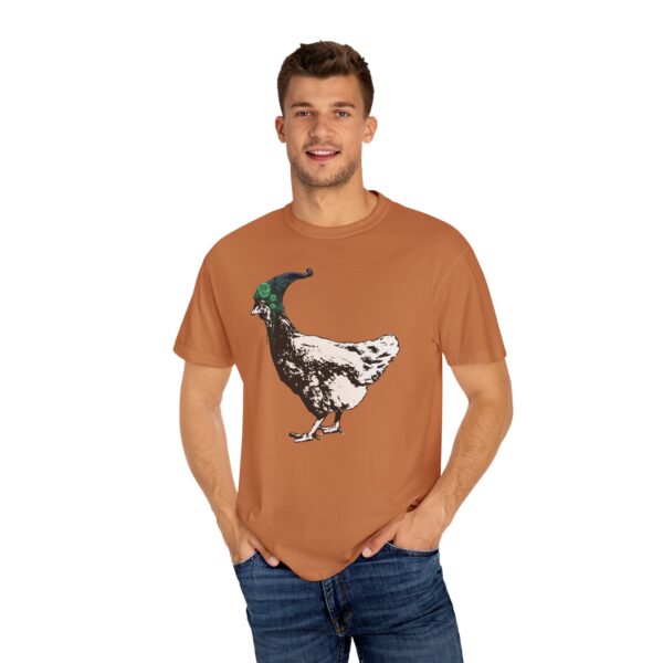 Pixie Chicken Relaxed Fit Tee, Whimsical Chicken T-shirt, Funny Farm Animal Tee, Chicken Shirt Gift, Casual Cotton Summer Top, Eco-Friendly - Image 6