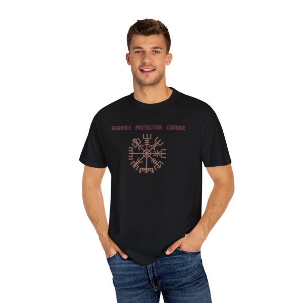Guidance, Protection, Courage - Vegvisir Mediumweight T-Shirt - Image 22