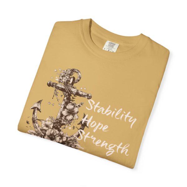 Stability, Hope, Strength - Anchor Mediumweight T-Shirt - Image 13