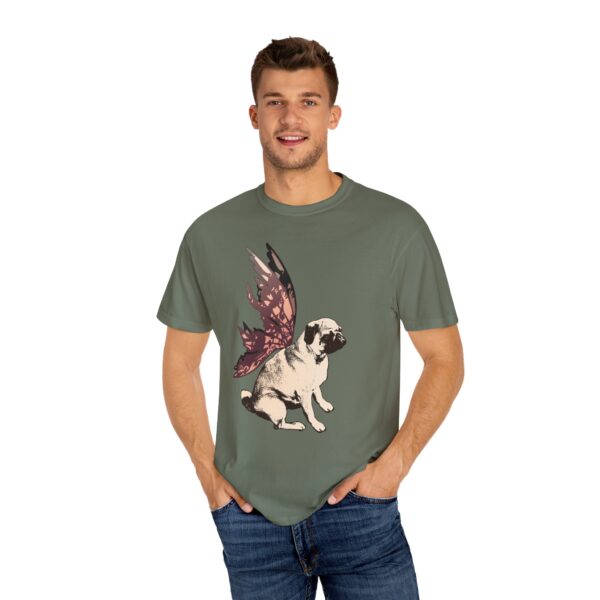 Fairy Pug Relaxed Fit Tee, Whimsical Fairy Wing Dog T-Shirt, Vintage Animal Tee, Cute Pet Lover Gift, Dog Lover Apparel, Eco-Friendly Cotton - Image 13