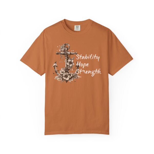 Stability, Hope, Strength - Anchor Mediumweight T-Shirt - Image 16