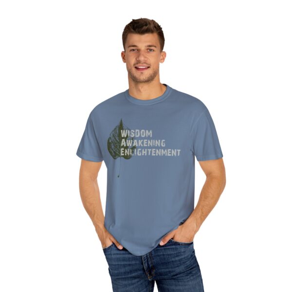 Wisdom, Awakening, Enlightenment -Bodhi Leaf Mediumweight T-Shirt - Image 14