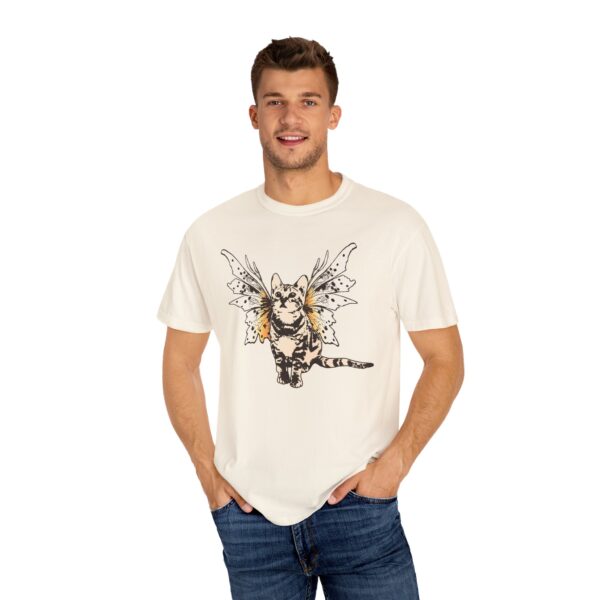 Fairy Kitty Relaxed Fit T-Shirt, Cute Animal Tee, Fantasy and Cat Lover Gift, Magical Fairy Wings Shirt, Unique Graphic Shirt, Eco-Friendly - Image 8