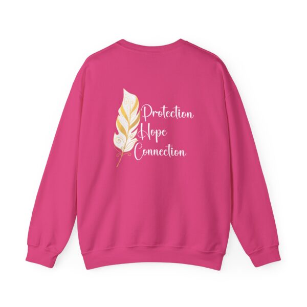 Protection, Hope, Connection - Feather Crewneck Sweatshirt - Image 16