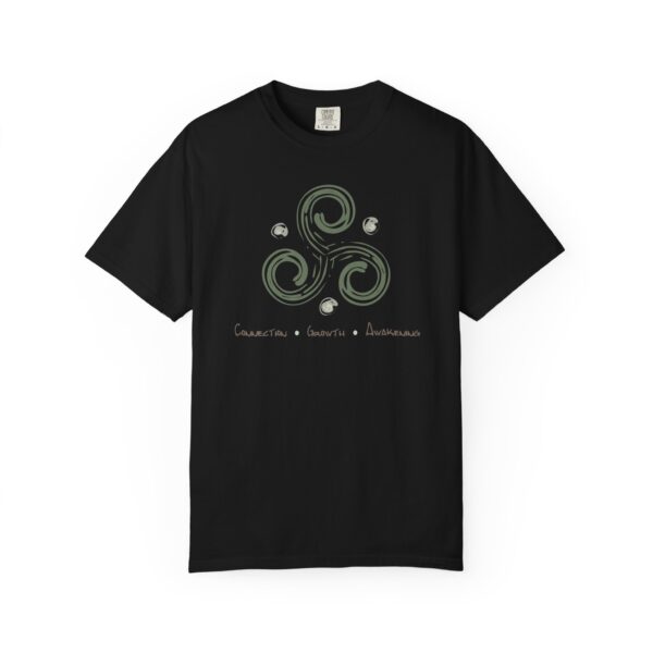 Connection, Growth, Awakening - Triskelion Heavyweight T-Shirt - Image 20