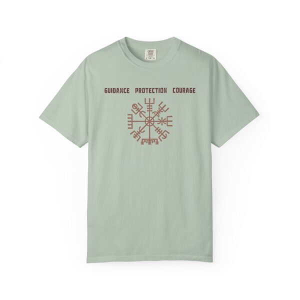 Guidance, Protection, Courage - Vegvisir Mediumweight T-Shirt - Image 15