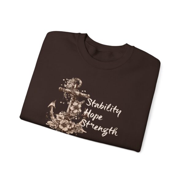 Stability, Hope, Strength - Anchor Crewneck Sweatshirt - Image 13
