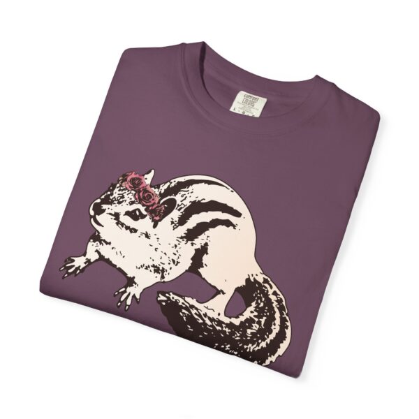Chipmunk Flower Princess Relaxed Fit T-Shirt, Cute Animal Tee, Unisex Gift for Nature Lovers, Casual Cotton Shirt, Eco-Friendly - Image 10