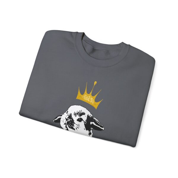 Grumpy Bunny with Crown Crewneck Sweatshirt - Image 17