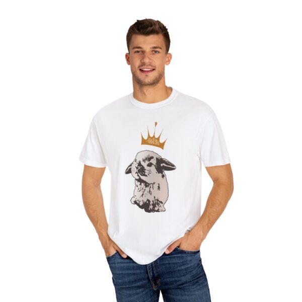 Grumpy Bunny King Relaxed Fit Unisex T-Shirt - Image 4