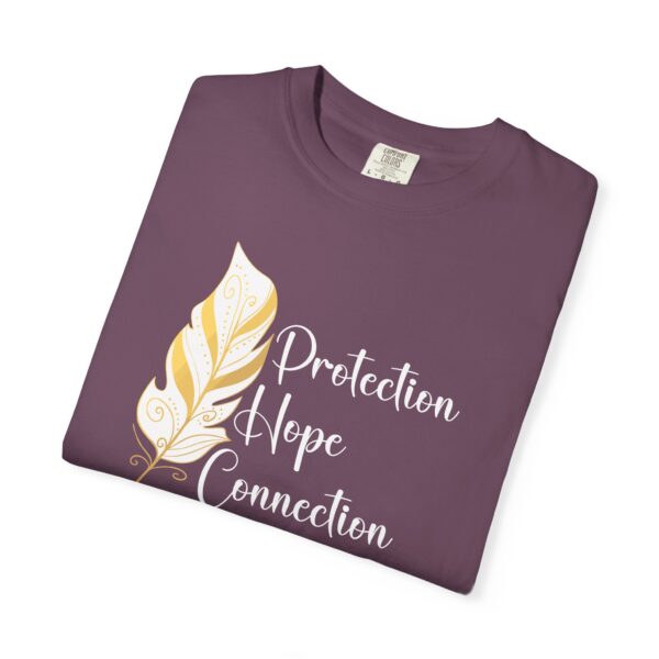 Protection, Hope, Connection - Feather Mediumweight T-Shirt - Image 9
