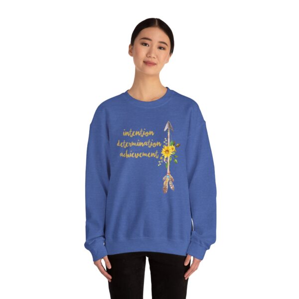 Intention, Determination, Achievement - Up Arrow Sweatshirt - Image 10
