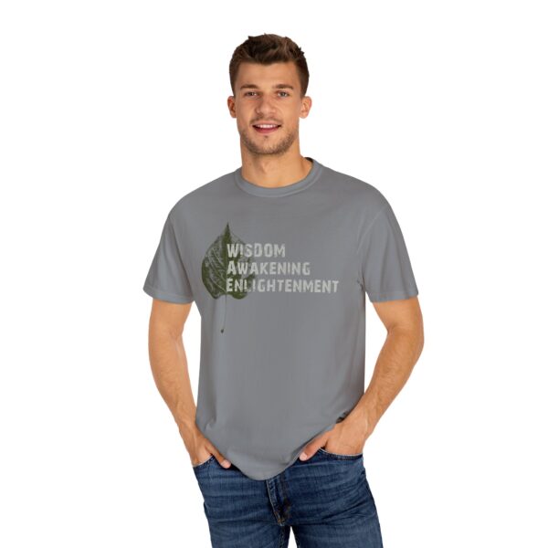 Wisdom, Awakening, Enlightenment -Bodhi Leaf Mediumweight T-Shirt - Image 10