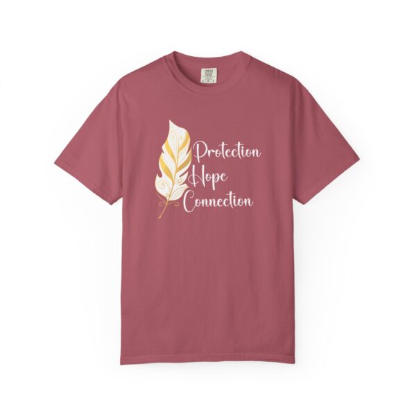 Protection, Hope, Connection - Feather Mediumweight T-Shirt - Image 3