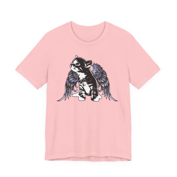 Angel Kitty Unisex Jersey Tee, Cute Cat Shirt, Pet Lover Gift, Animal Lover Apparel, Cat with Angel Wings, Cute Kitten T-Shirt, Cotton Tee - Image 18