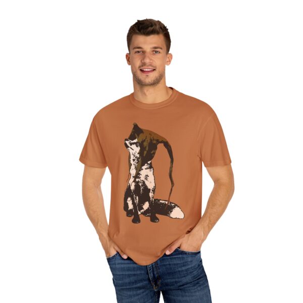Druid Fox Relaxed Fit Tee, Graphic Unisex T-Shirt, Animal Lover Gift, Casual Cotton Wear, Nature Inspired Apparel, Fantasy Fox, Eco-Friendly - Image 8