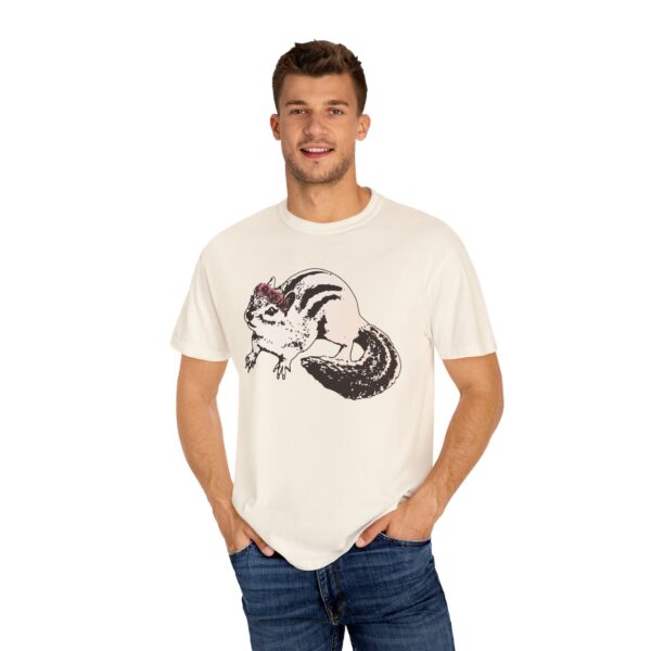Chipmunk Flower Princess Relaxed Fit T-Shirt, Cute Animal Tee, Unisex Gift for Nature Lovers, Casual Cotton Shirt, Eco-Friendly - Image 8
