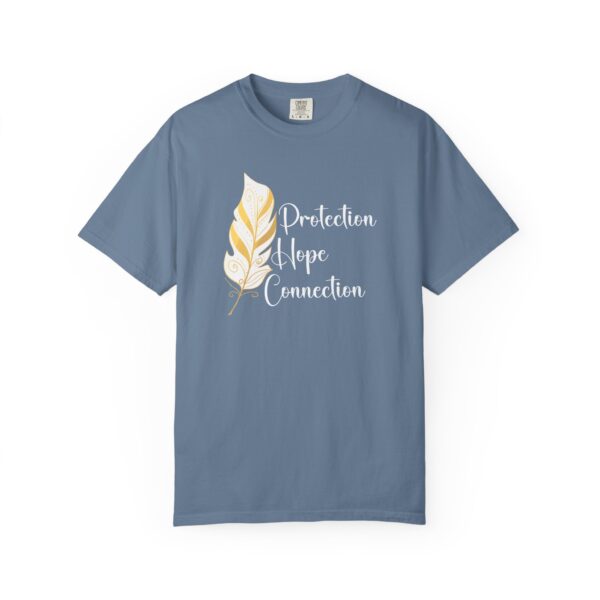 Protection, Hope, Connection - Feather Mediumweight T-Shirt - Image 12