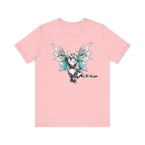 Fairy Kitty Unisex Tee, Cute Cat Shirt, Magical Fantasy Cat with Wings, Pet Lover Tee, Cat Lady Gift, Unique Kitty Cat T-Shirt - Image 15