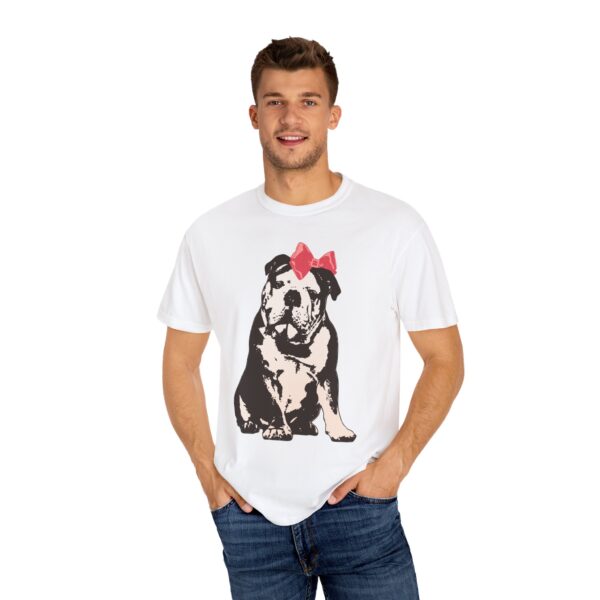Sitting Pretty English Bulldog Relaxed Fit Unisex Tee - Image 4