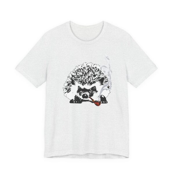 Grandpa Hedgehog Unisex T-Shirt, Fun Animal Tee, Pipe-Smoking Hedgehog, Gift for Hedgehog Lovers, Unique Relaxed-Fit Animal Shirt - Image 7
