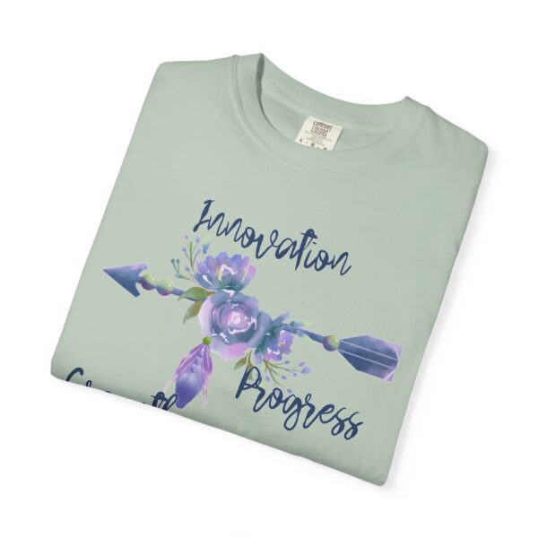 Innovation, Progress, Growth - Right Arrow Mediumweight T-Shirt - Image 21