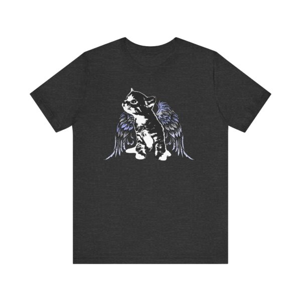 Angel Kitty Unisex Jersey Tee, Cute Cat Shirt, Pet Lover Gift, Animal Lover Apparel, Cat with Angel Wings, Cute Kitten T-Shirt, Cotton Tee - Image 13