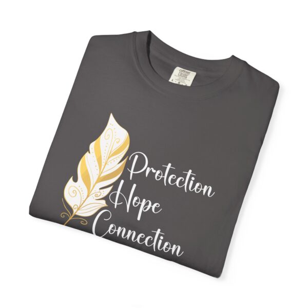 Protection, Hope, Connection - Feather Mediumweight T-Shirt - Image 21