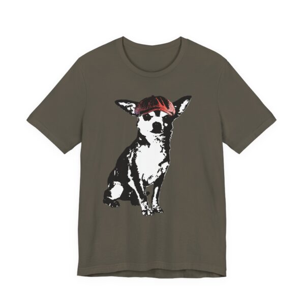 Newsboy Chihuahua Unisex Graphic T-Shirt, Cute Dog Shirt, Animal Lover Gift, Funny Pet Tee, Vintage Animal Lover Shirt, Relaxed Fit Tee - Image 6