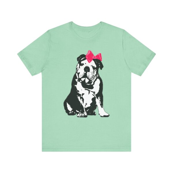 Sitting Pretty English Bulldog Unisex Tee, Relaxed Fit Vintage Dog Lover T-Shirt - Cute Dog Design for Animal Lovers, Gifts for Dog Owners - Image 5