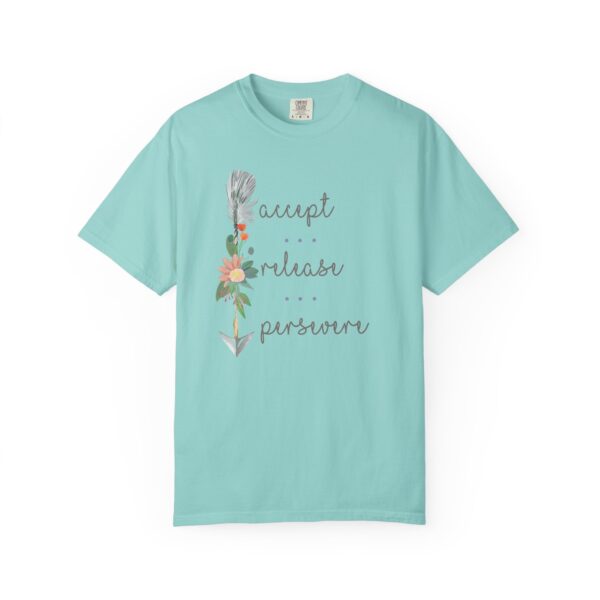 Accept, Release, Persevere - Down Arrow Mediumweight T-Shirt - Image 15