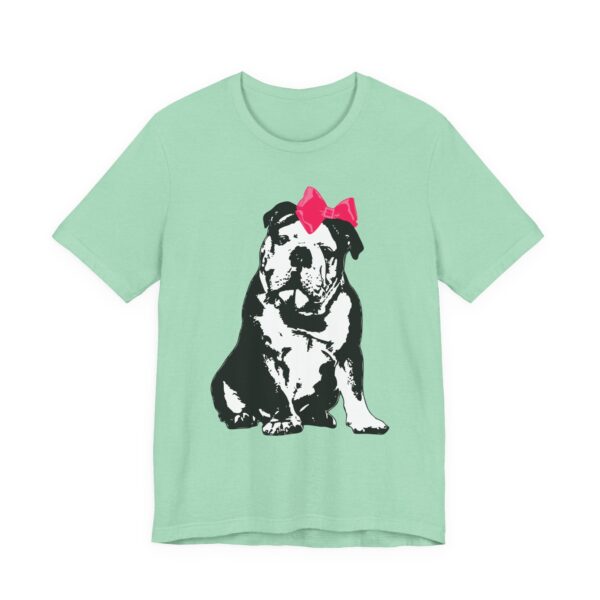 Sitting Pretty English Bulldog Unisex Tee, Relaxed Fit Vintage Dog Lover T-Shirt - Cute Dog Design for Animal Lovers, Gifts for Dog Owners - Image 7