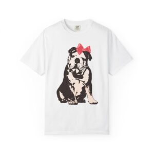 Sitting Pretty English Bulldog Relaxed Fit Unisex Tee