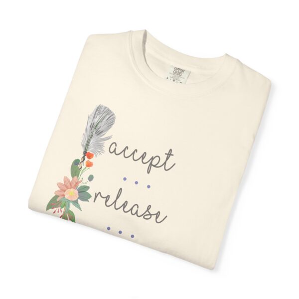 Accept, Release, Persevere - Down Arrow Mediumweight T-Shirt - Image 8