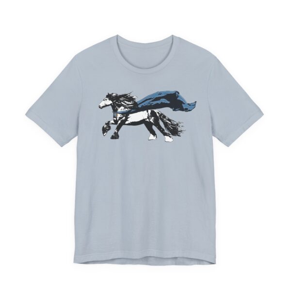 Horse Hero Unisex T-Shirt, Superhero Horse, Cotton Relaxed Fit Shirt, Animal and Horse Lovers Gift, Festival Fashion, Unique Graphic Tee - Image 8
