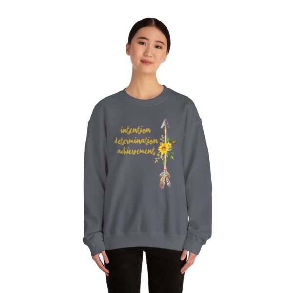 Intention, Determination, Achievement - Up Arrow Sweatshirt - Image 23