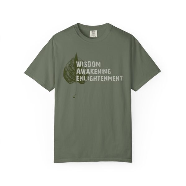 Wisdom, Awakening, Enlightenment -Bodhi Leaf Mediumweight T-Shirt - Image 20