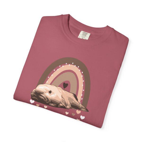 Boho Blobfish Rainbow Mediumweight T-Shirt - Image 21