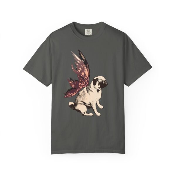 Fairy Pug Relaxed Fit Tee, Whimsical Fairy Wing Dog T-Shirt, Vintage Animal Tee, Cute Pet Lover Gift, Dog Lover Apparel, Eco-Friendly Cotton - Image 8