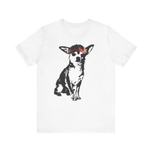 Newsboy Chihuahua Unisex Graphic T-Shirt, Cute Dog Shirt, Animal Lover Gift, Funny Pet Tee, Vintage Animal Lover Shirt, Relaxed Fit Tee
