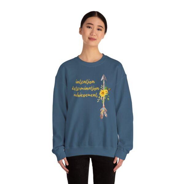 Intention, Determination, Achievement - Up Arrow Sweatshirt - Image 15