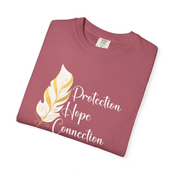 Protection, Hope, Connection - Feather Mediumweight T-Shirt - Image 4
