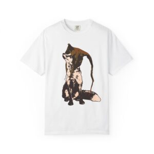 Druid Fox Relaxed Fit Tee, Graphic Unisex T-Shirt, Animal Lover Gift, Casual Cotton Wear, Nature Inspired Apparel, Fantasy Fox, Eco-Friendly