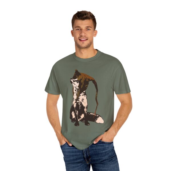 Druid Fox Relaxed Fit Tee, Graphic Unisex T-Shirt, Animal Lover Gift, Casual Cotton Wear, Nature Inspired Apparel, Fantasy Fox, Eco-Friendly - Image 11