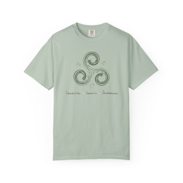 Connection, Growth, Awakening - Triskelion Heavyweight T-Shirt - Image 12