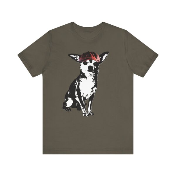 Newsboy Chihuahua Unisex Graphic T-Shirt, Cute Dog Shirt, Animal Lover Gift, Funny Pet Tee, Vintage Animal Lover Shirt, Relaxed Fit Tee - Image 4